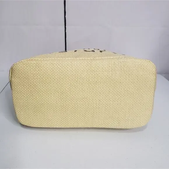 Cruise Club "Do Not Disturb" Straw Beach Bag Tote - Picture 8 of 10